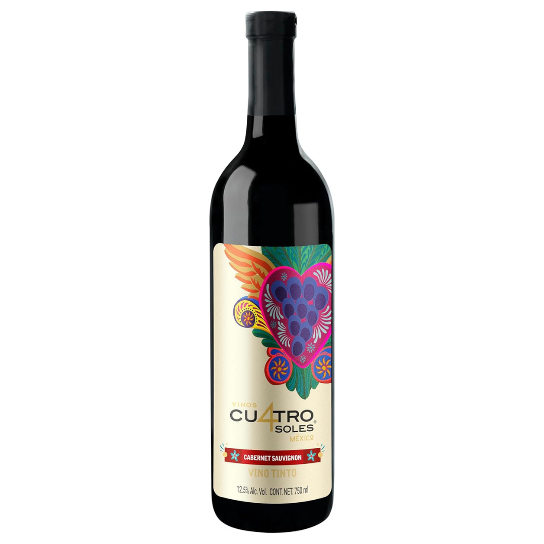 Vino Tinto Cuatro Soles Cabernet Sauvignon 750 ml