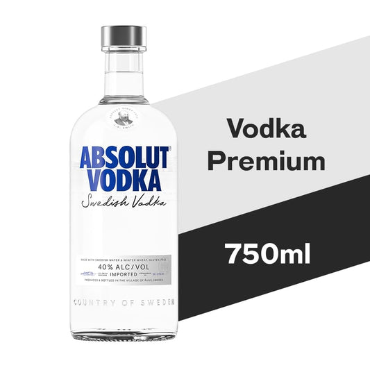 Vodka Absolut Natural/Azul 750 ml
