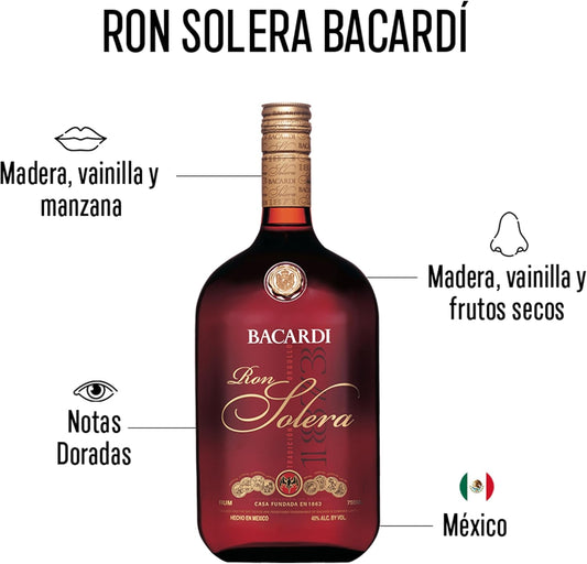 Ron Bacardi Solera 750 ml