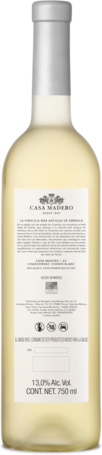 Vino Casa Madero 2V 750 ml