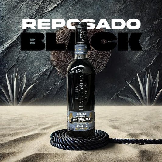 Tequila Hacienda De Tepa Reposado Black 700 ml