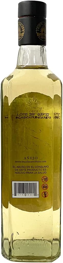 Tequila Cascahuin Añejo 750 ml