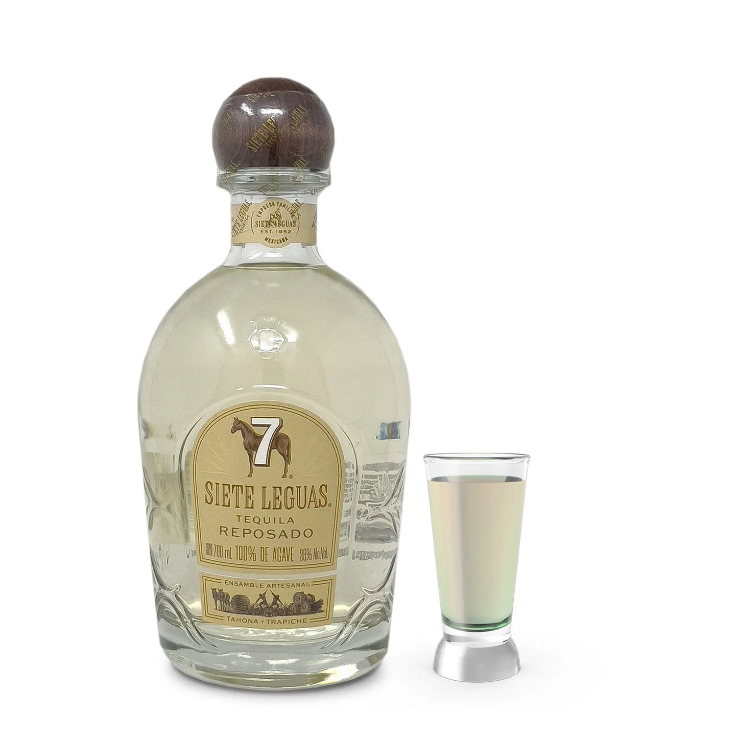 Tequila 7 Leguas Reposado 750 ml