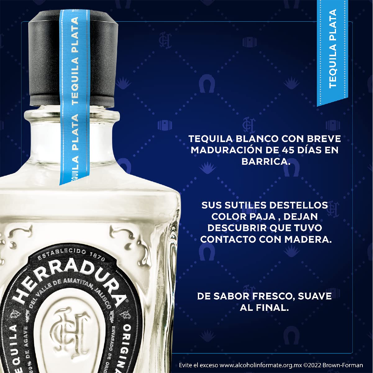 Tequila Herradura Plata 700 ml