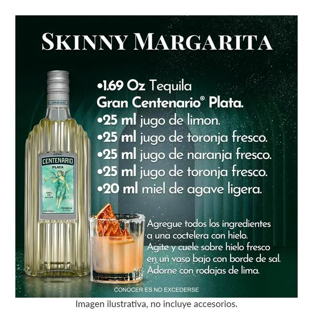 Tequila Cuervo Gran Centenario Plata 950 ml