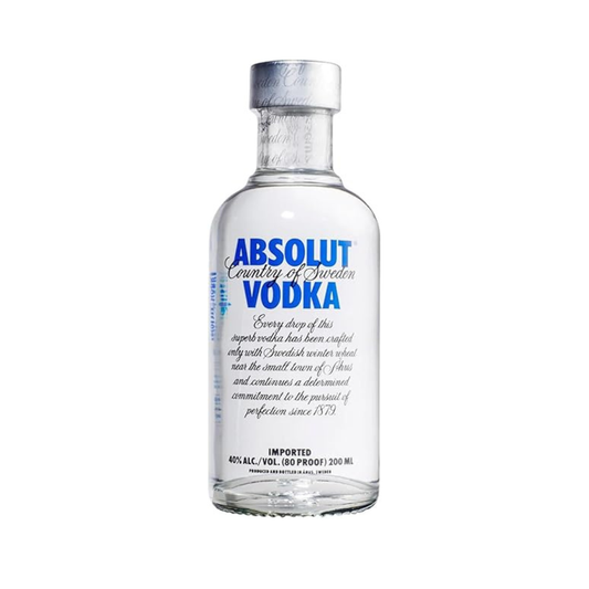 Vodka Absolut Azul/Natural 200 ml