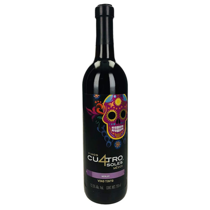 Vino Tinto Cuatro Soles Merlot 750 ml