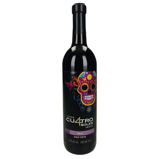 Vino Tinto Cuatro Soles Merlot 750 ml