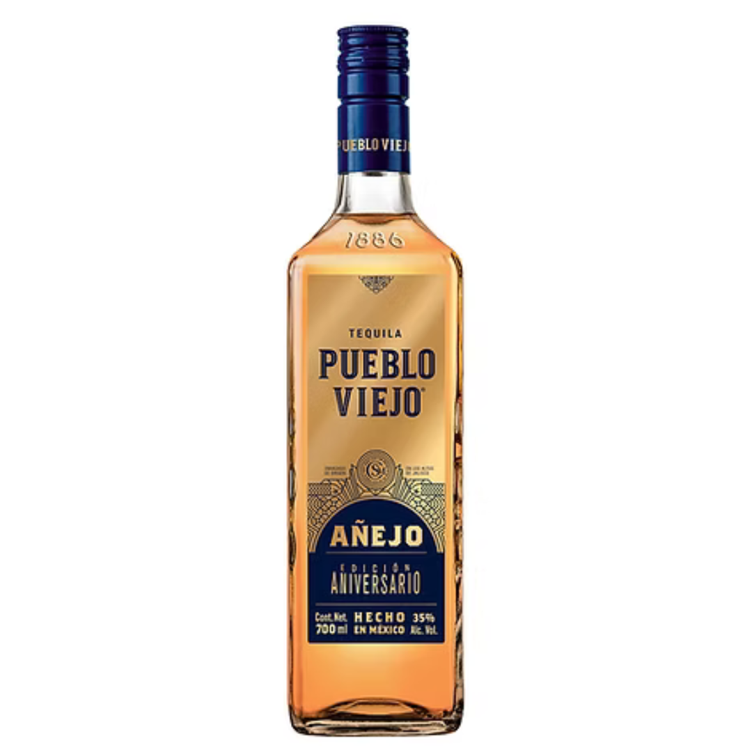 Tequila Pueblo Viejo Añejo Aniversario 750 ml