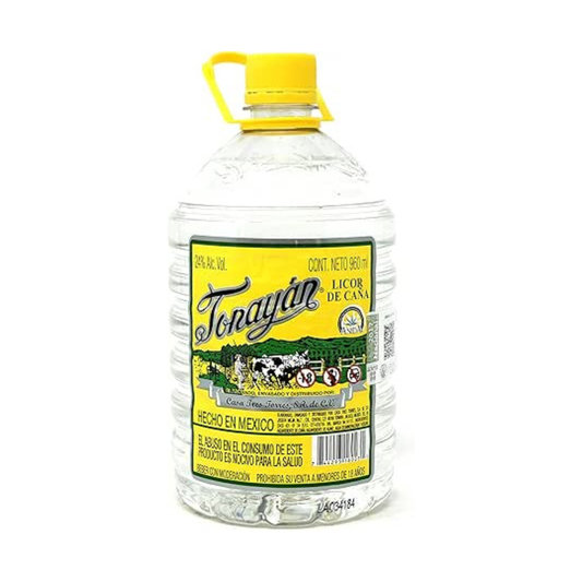 Destilado Tonayan Dest. De Agave Amarillo Pet 960 ml