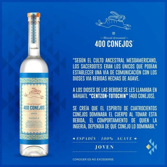 Mezcal 400 Conejos Joven 750 ml
