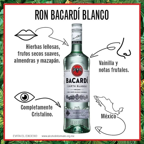 Ron Bacardi Carta Blanca 700 ml