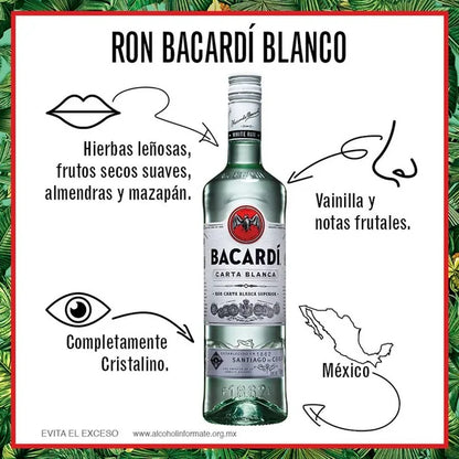 Ron Bacardi Carta Blanca 700 ml