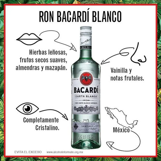 Ron Bacardi Carta Blanca 700 ml