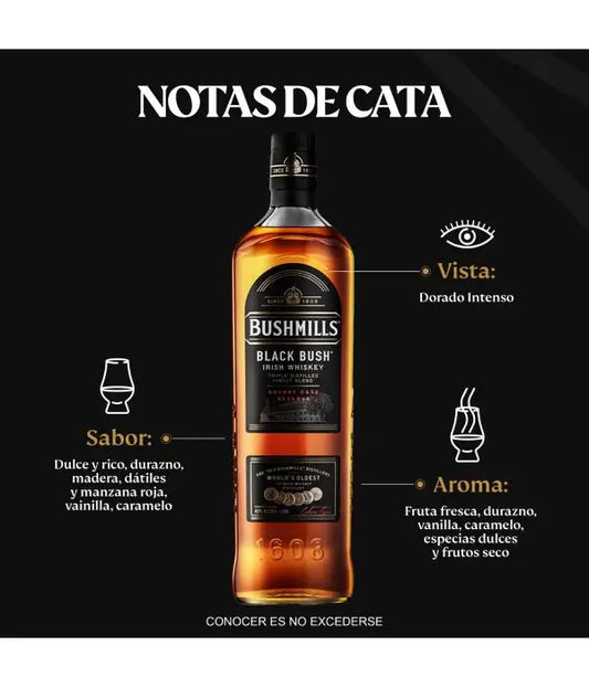 Whisky Black Bushmills 750 ml
