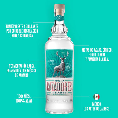 Tequila Cazadores Blanco 750 ml