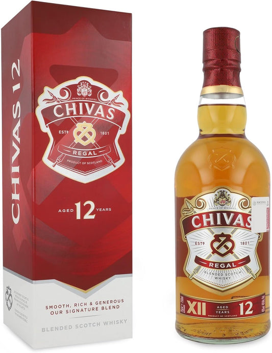 Whisky Chivas Regal 12 Años 750 ml