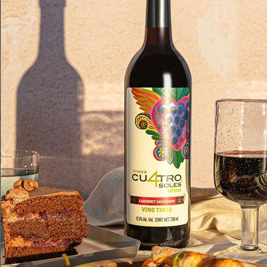 Vino Tinto Cuatro Soles Cabernet Sauvignon 750 ml