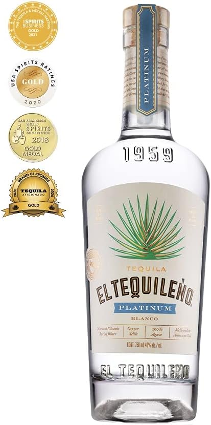 Tequila El Tequileño Platinum 750 ml