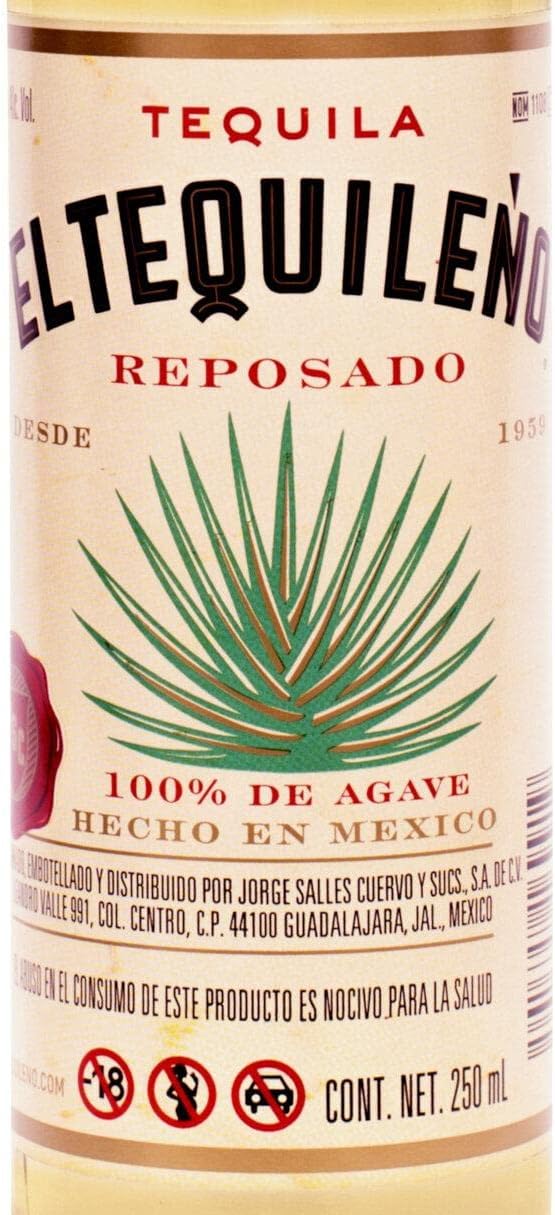 Tequila El Tequileño Reposado 250 ml