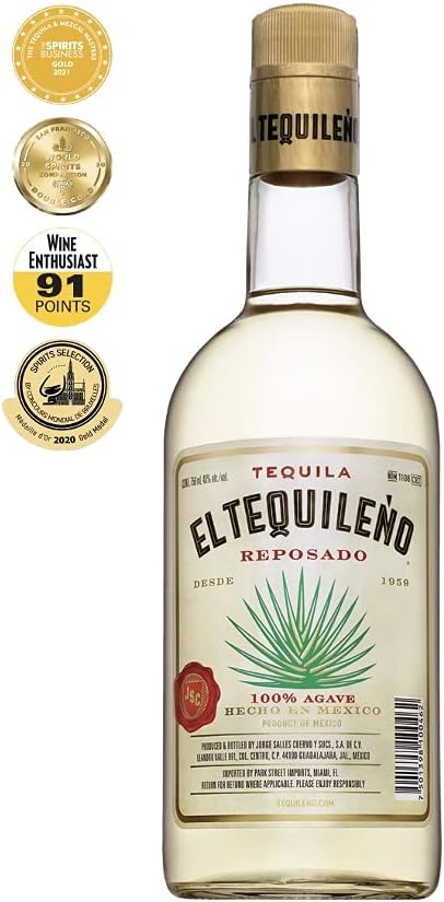 Tequila El Tequileño Reposado 750 ml