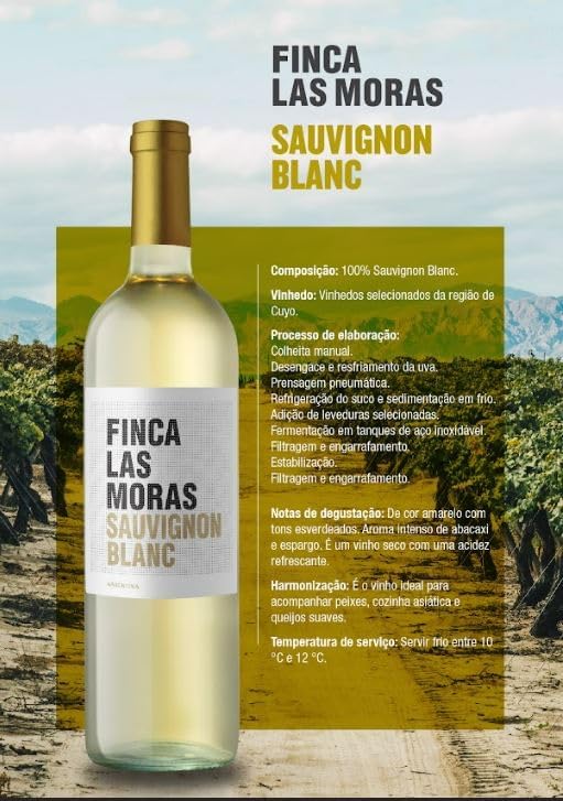 Vino Finca Las Moras Sauvignon Blanc 750 ml