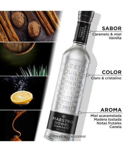 Tequila Maestro Dobel Diamante 3 Litros