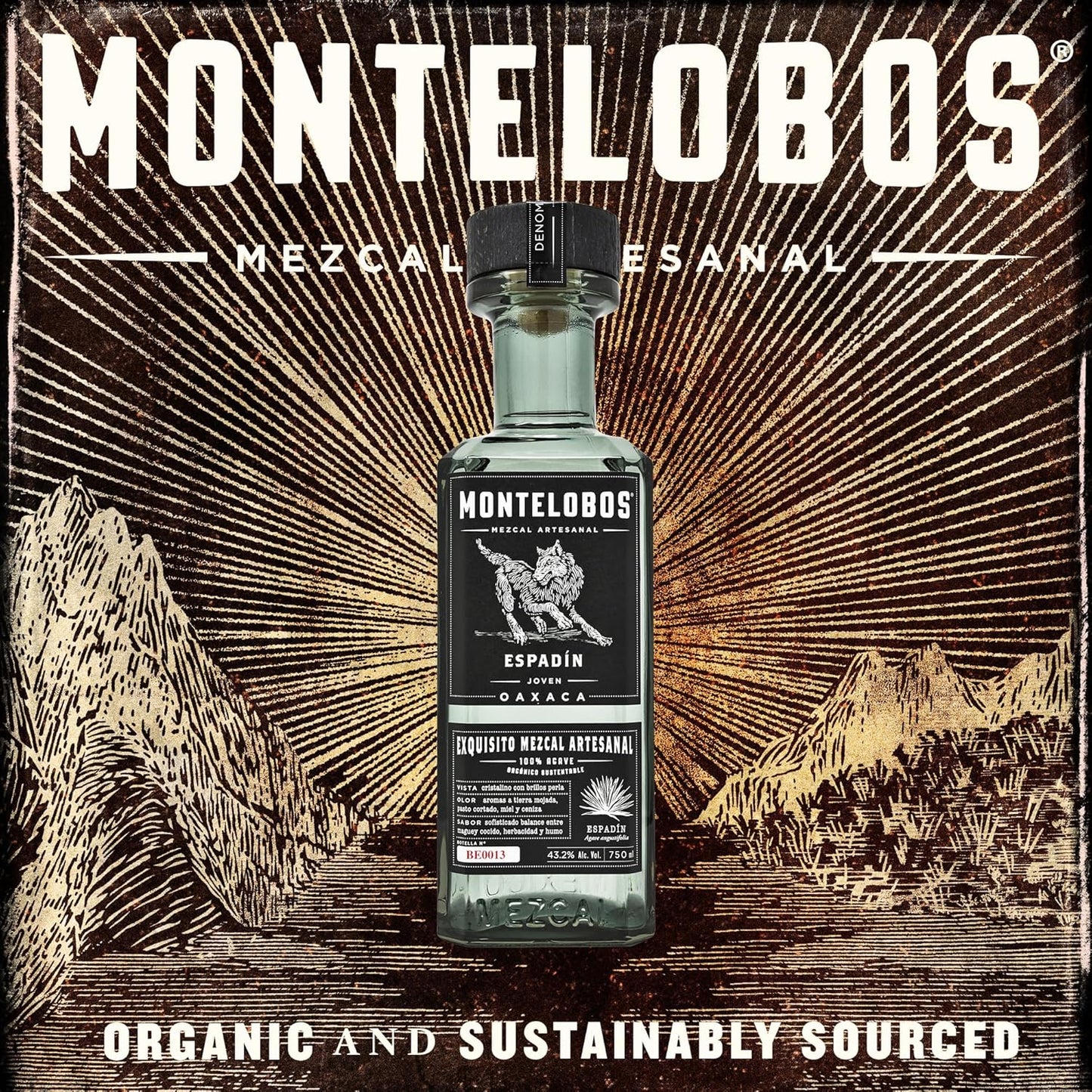Mezcal Montelobos Espadin Joven 750 ml