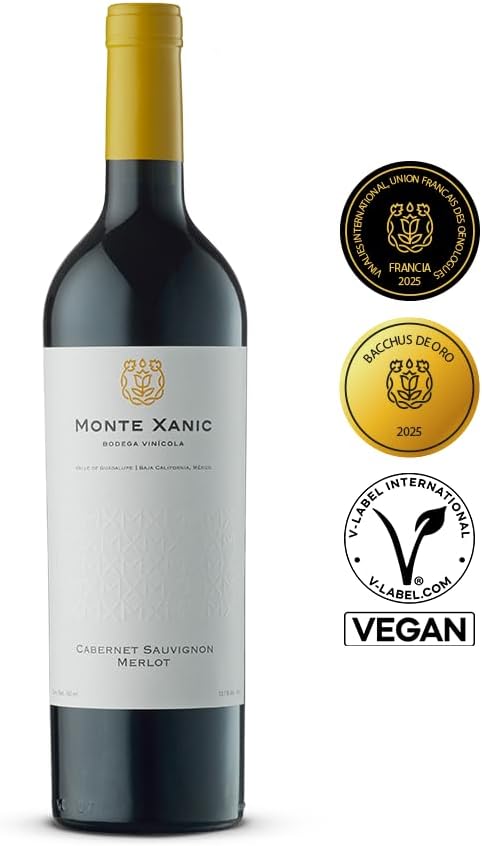 Vino Tinto Monte Xanic 750 ml (Merlot, Cabernet Sauv)