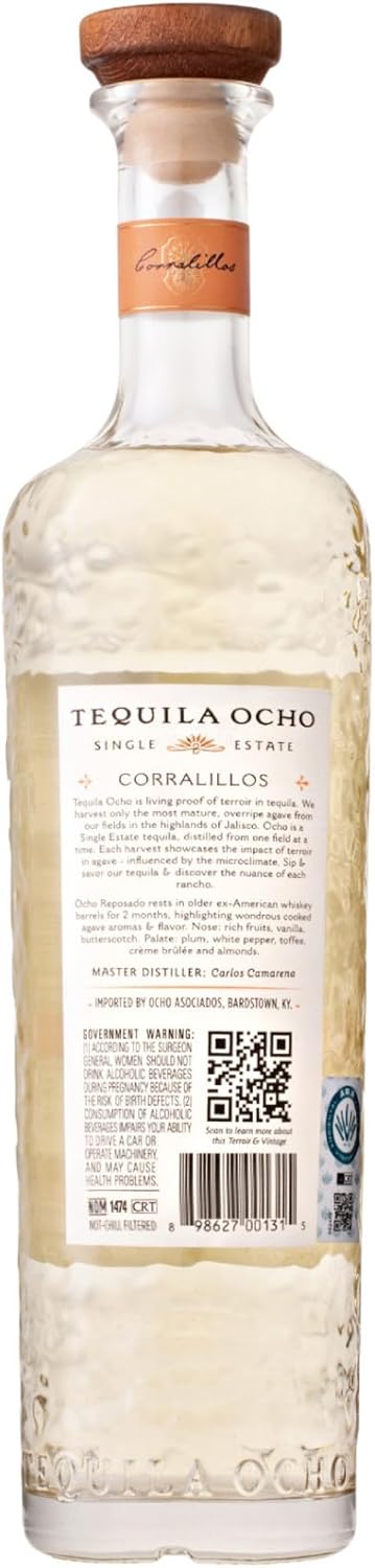Tequila Ocho Reposado 750 ml