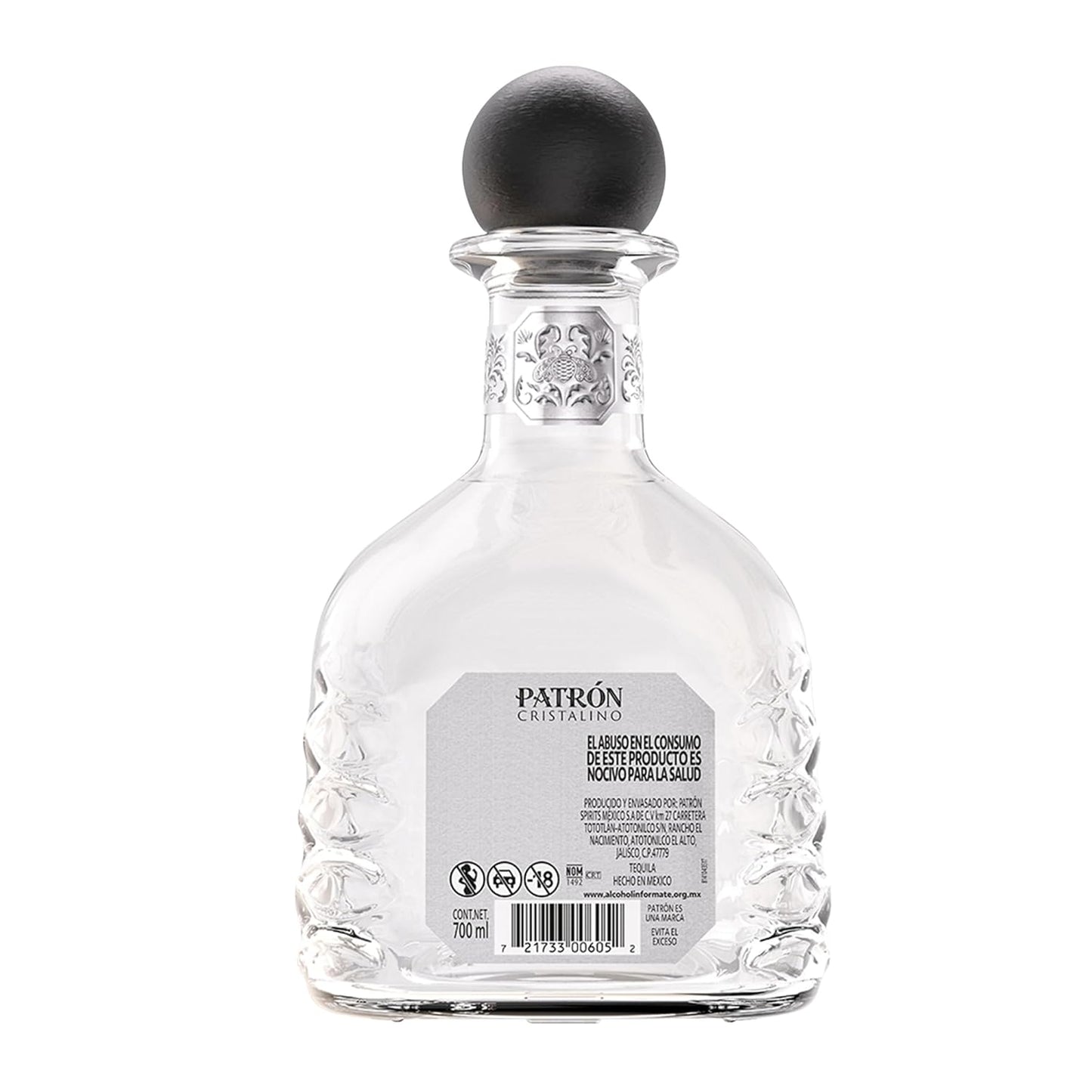 Tequila Patron Cristalino 700 ml