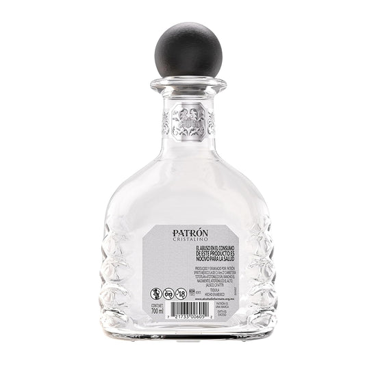 Tequila Patron Cristalino 700 ml