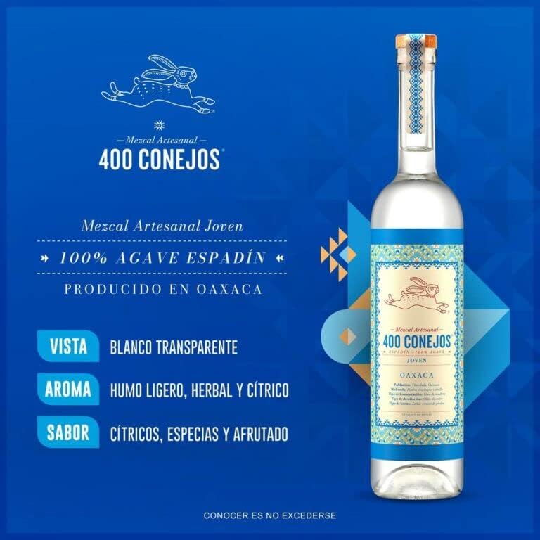 Mezcal 400 Conejos Joven 750 ml