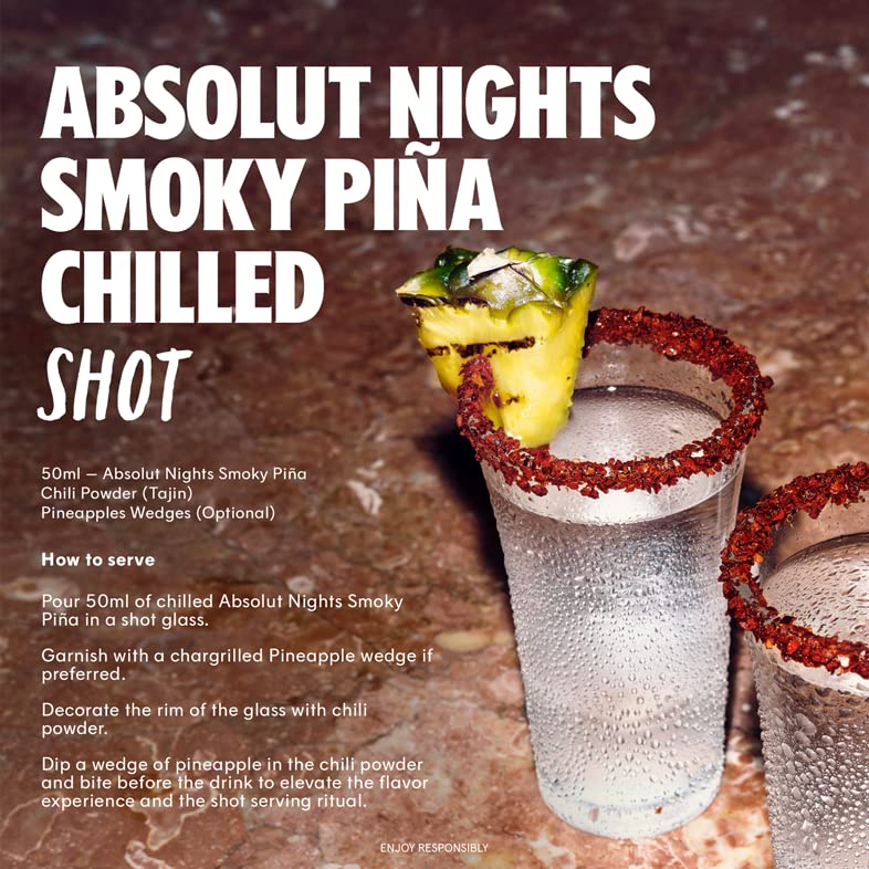 Vodka Absolut Smoky Piña 700 ml