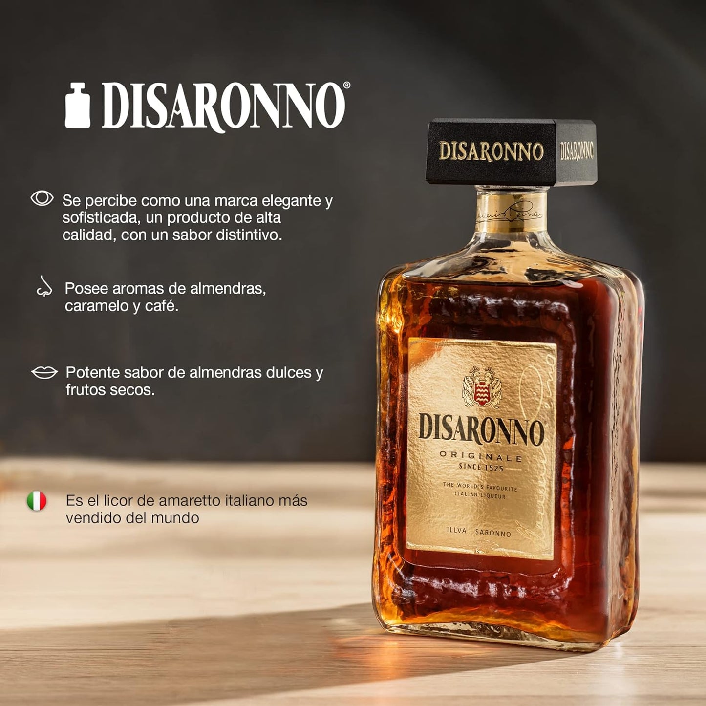 Licor Amaretto Disaronno 750 ml