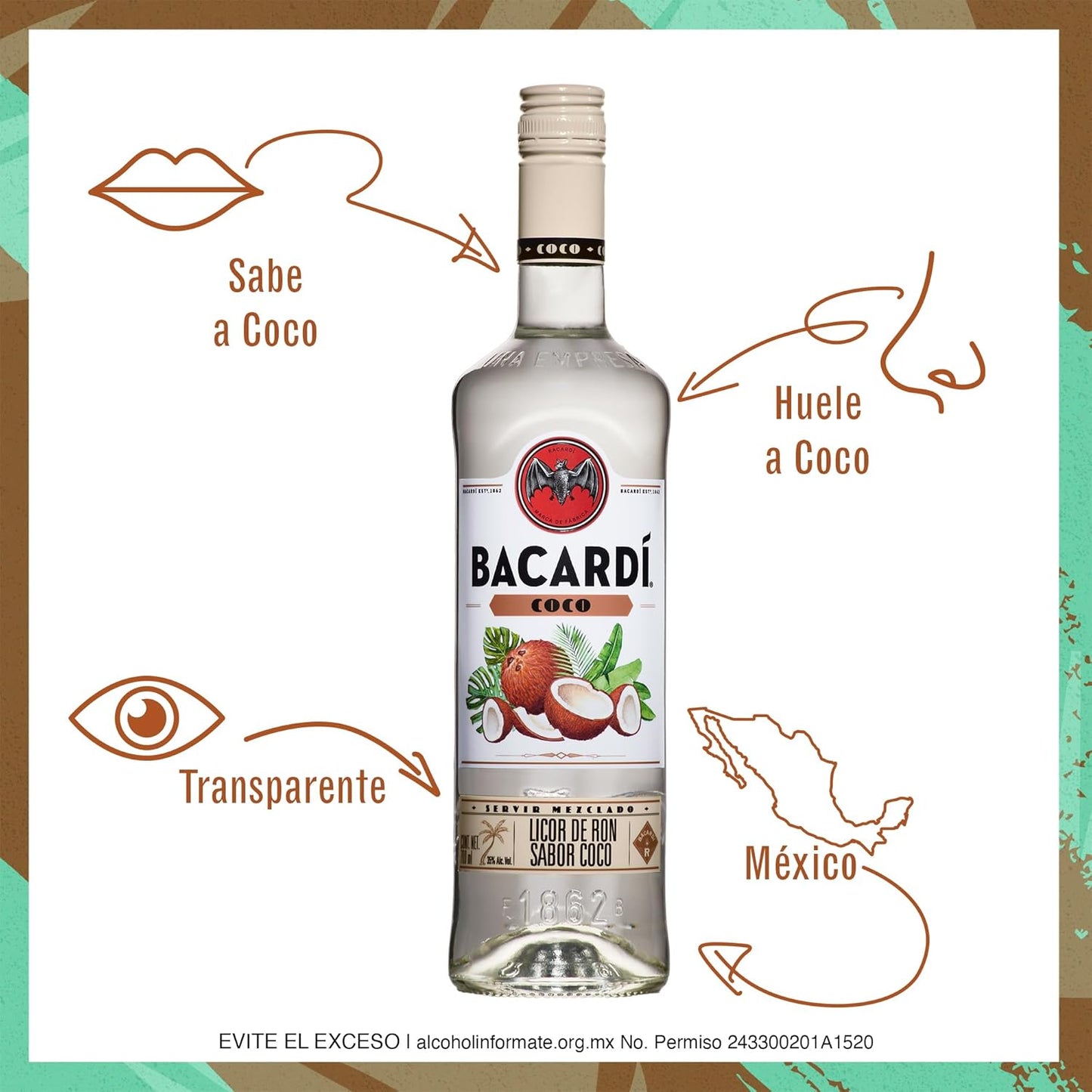 Ron Bacardi Coco 750 ml
