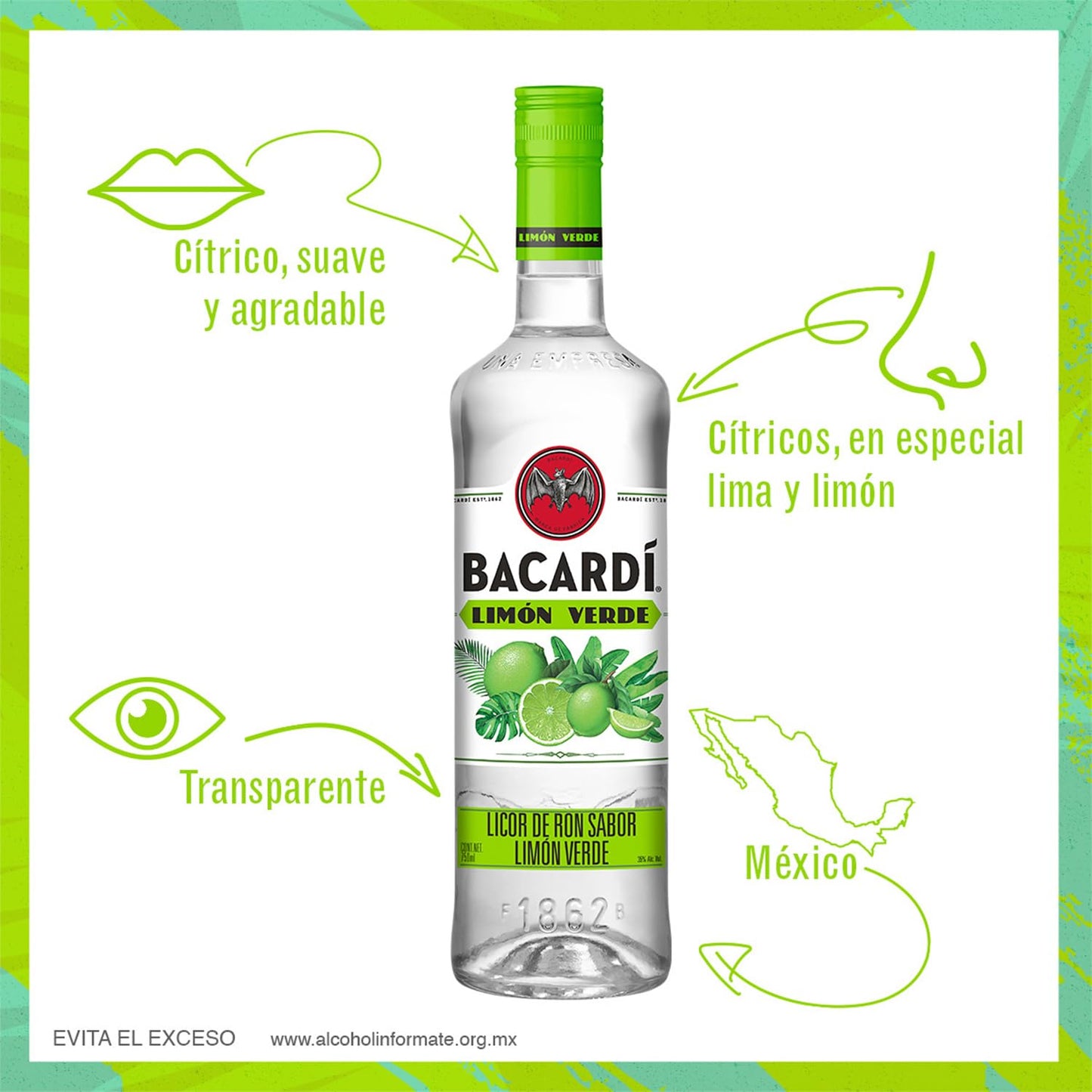 Ron Bacardi Limon 750 ml