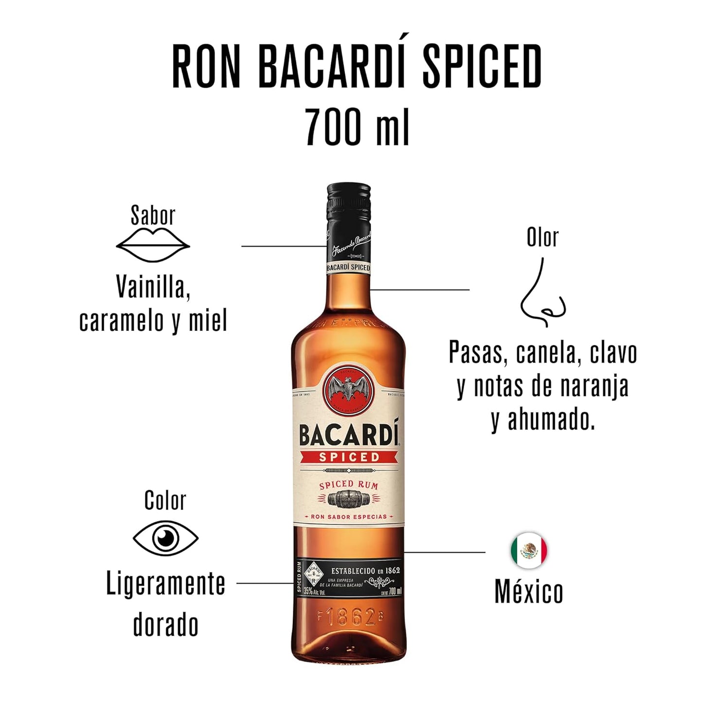 Ron Bacardi Spiced 700 ml