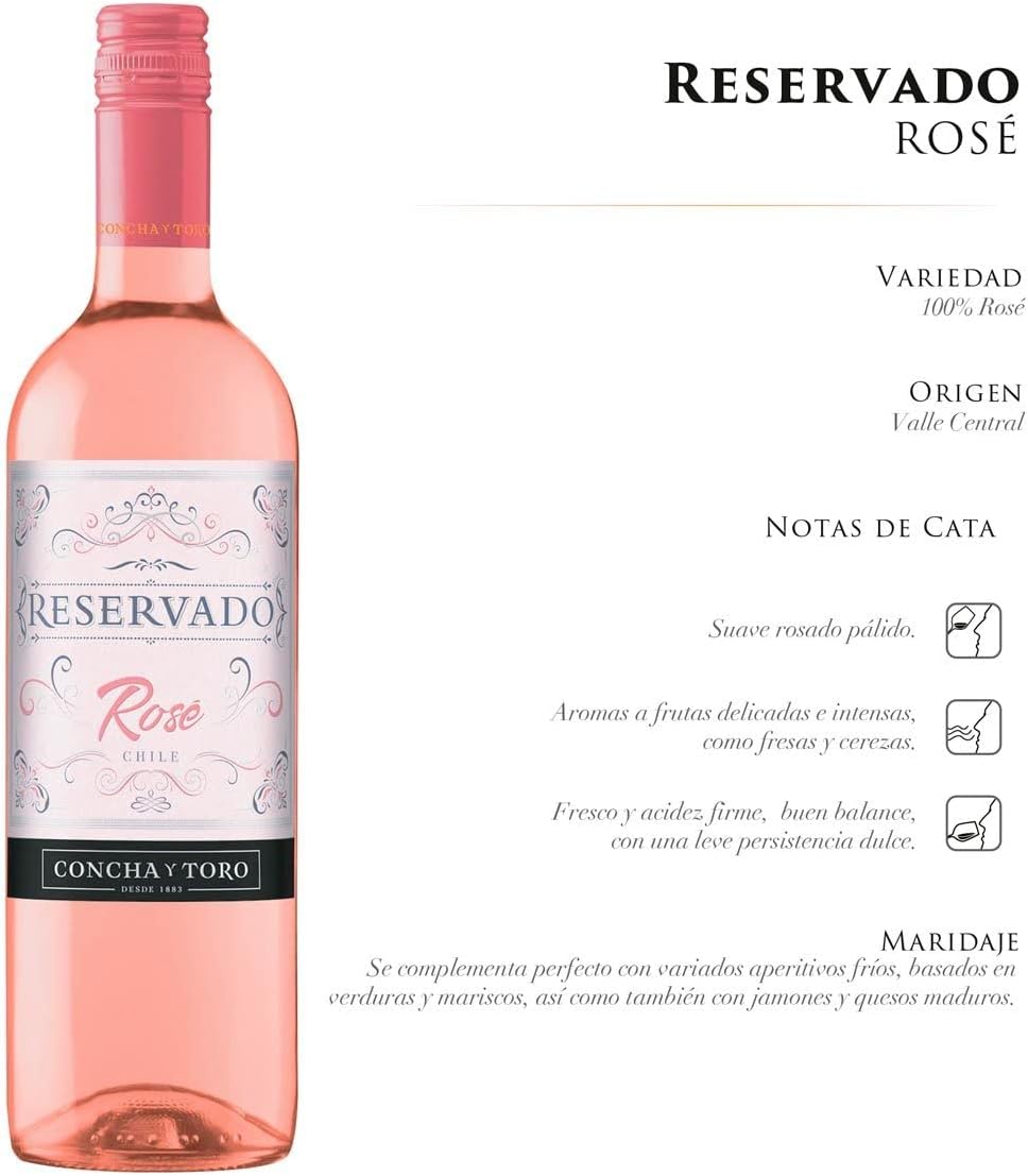 Vino Rosado Concha Y Toro Reservado Rose 750 ml