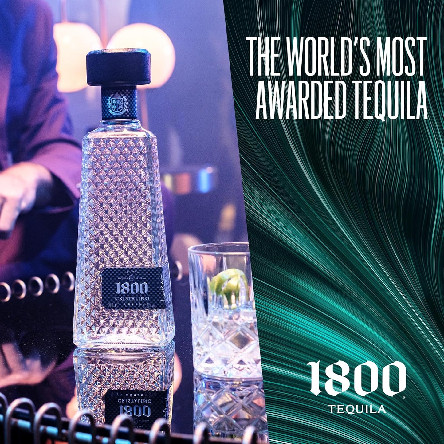 Tequila Cuervo 1800 Cristalino Añejo 700 ml