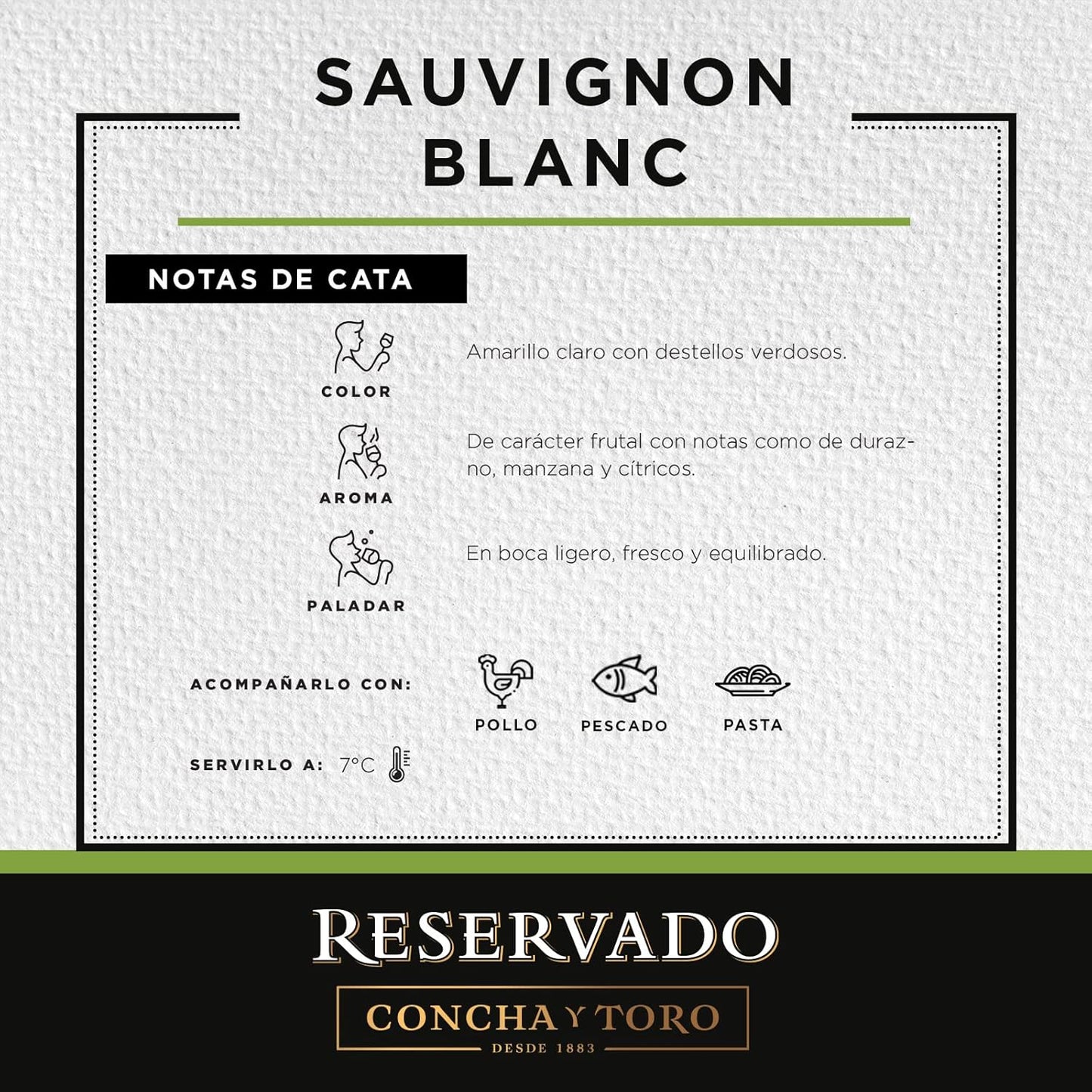 Vino Finca La Bianca Sauvignon Blanc Reservado 750 ml