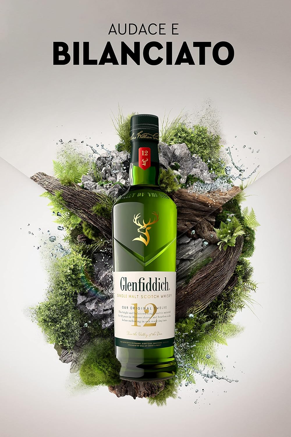 Whisky Glenfidich 12 Años 750 ml