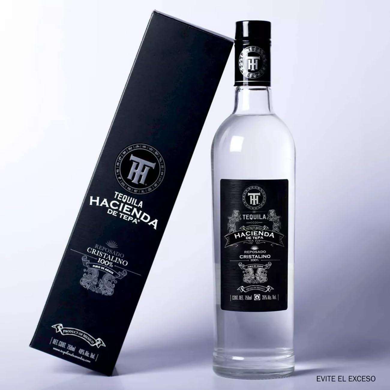 Tequila Hacienda De Tepa Cristalino 750 ml