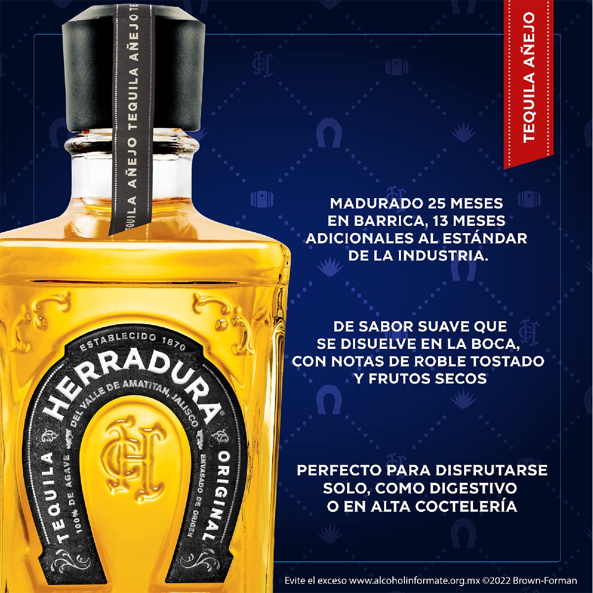 Tequila Herradura Añejo 750 ml