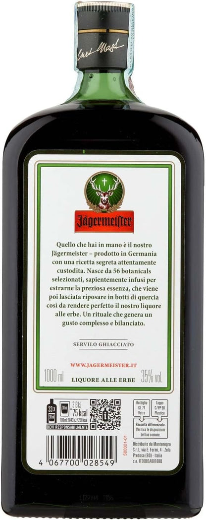 Licor Jagermeister 1000 ml