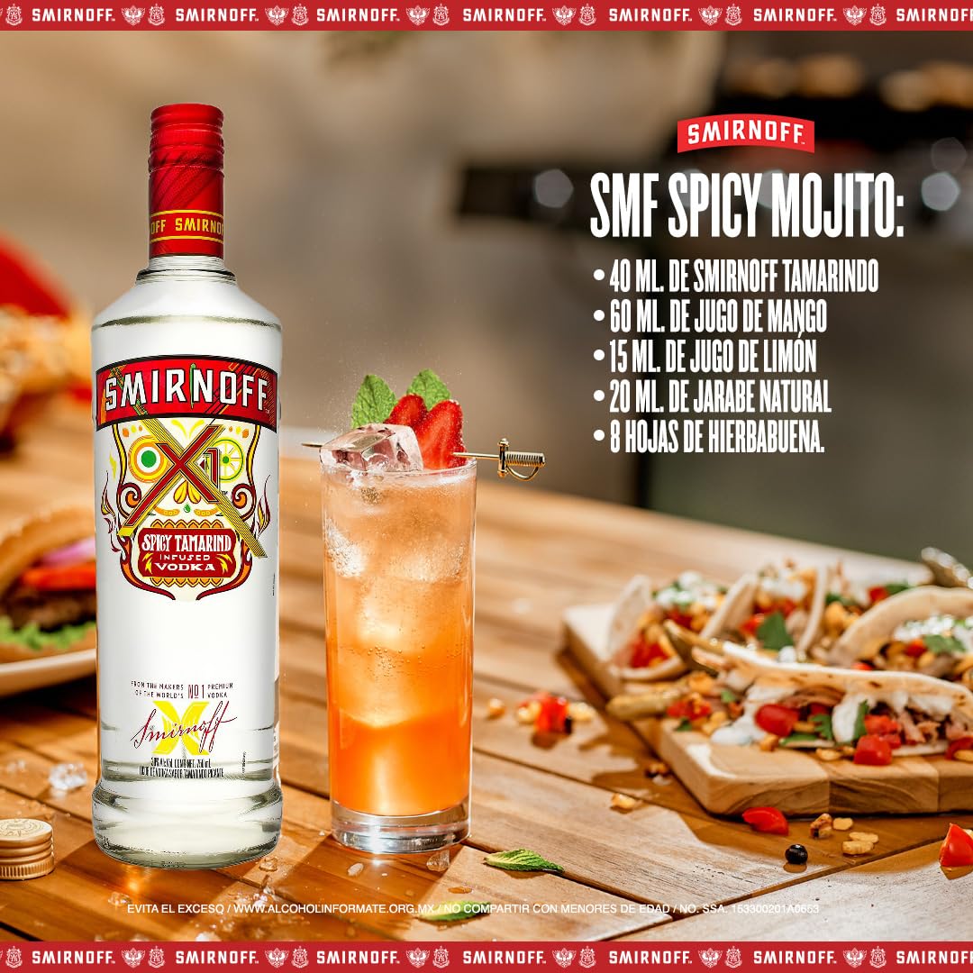 Vodka Smirnoff Tamarindo 1000 ml