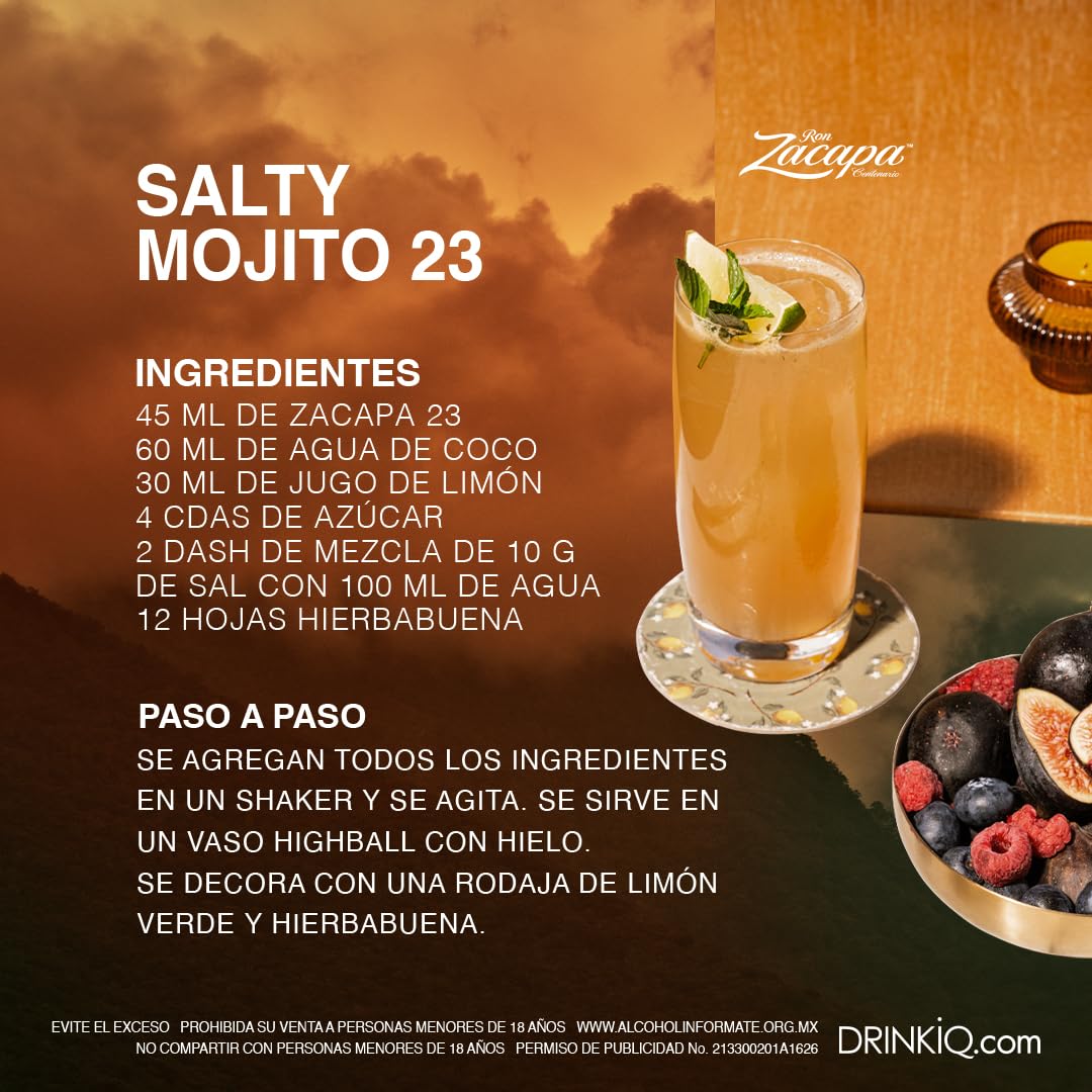 Ron Zacapa Centenario 23 Años Solera 750 ml (Importado)
