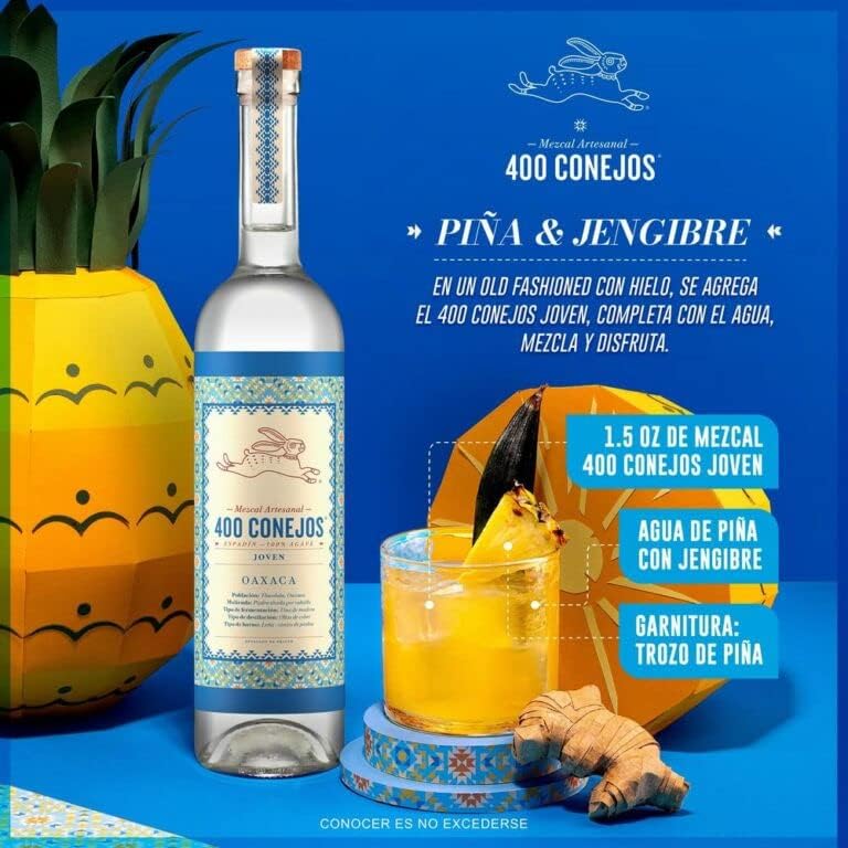 Mezcal 400 Conejos Joven 750 ml