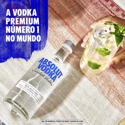 Vodka Absolut Natural/Azul 750 ml
