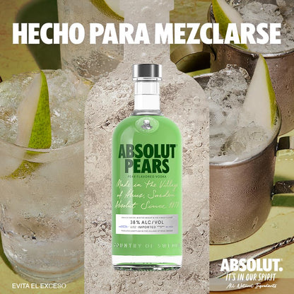 Vodka Absolut Sabor Pera 750 ml